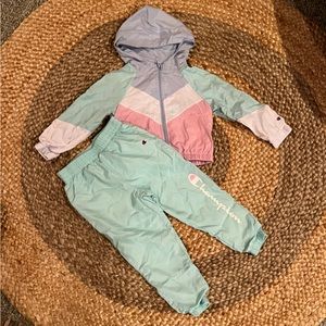 Toddler girls windbreaker outfit set size 4